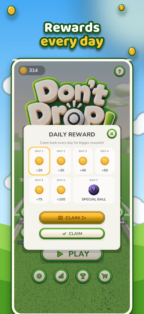 Rewards every day